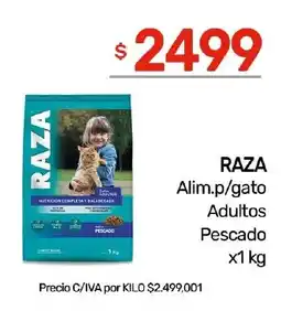 Nini Mayorista Raza alim.p/gato adultos pescado oferta