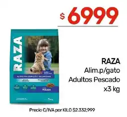 Nini Mayorista Raza alim.p/gato adultos pescado oferta