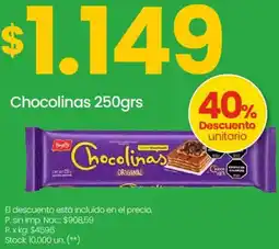 Changomas Chocolinas oferta