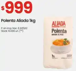Changomas Polenta aliada oferta