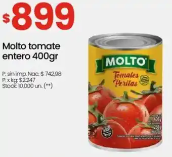 Changomas Molto tomate entero oferta
