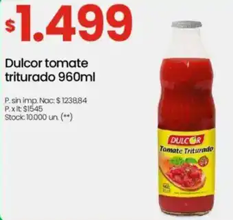 Changomas Dulcor tomate triturado oferta