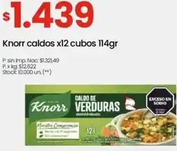 Changomas Knorr caldos oferta