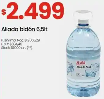 Changomas Aliada bidón oferta