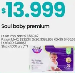 Changomas Soul baby premium oferta
