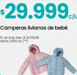 Changomas Camperas livianas de bebé oferta