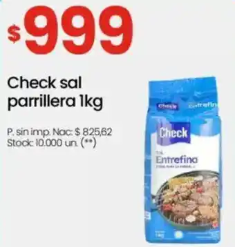 Changomas Check sal parrillera oferta