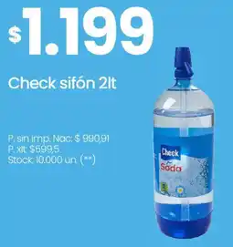 Changomas Check sifón oferta