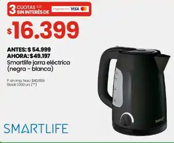 Changomas Smartlife smartlife jarra eléctrica oferta