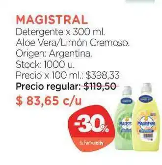 Magistral Detergente Aloe Vera/limón Cremoso x 300ml