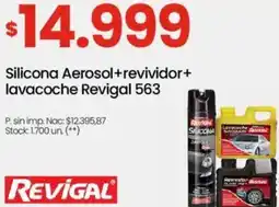 Changomas Revigal silicona aerosol+revividor+ lavacoche 563 oferta