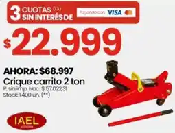 Changomas Iael crique carrito oferta