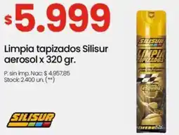 Changomas Limpia tapizados silisur aerosol oferta