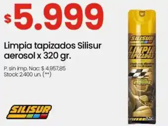 Changomas Limpia tapizados silisur aerosol oferta