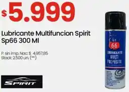 Changomas Spirit lubricante multifuncion spirit sp66 oferta