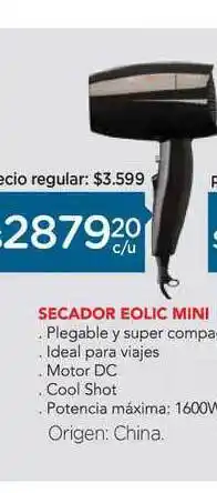 Farmacity Secador Eolic Mini oferta