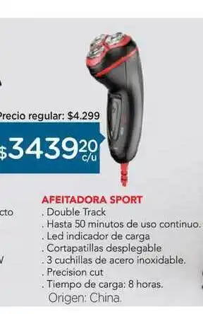 Farmacity Afeitadora Sport oferta
