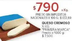 Carrefour Primera marca queso cremoso oferta
