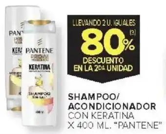 Carrefour Pantene shampoo/ acondicionador con keratina oferta