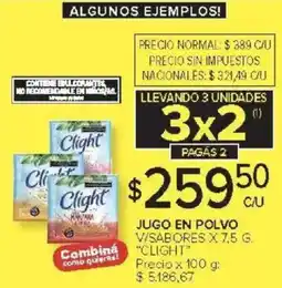 Carrefour Clight jugo en polvo v/sabores oferta