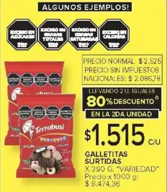 Carrefour Variedad galletitas surtidas oferta