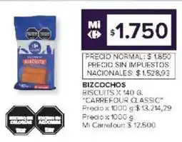 Carrefour Carrefour classic bizcochos biscuits oferta