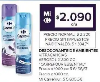 Carrefour Carrefour essential desodorante oferta