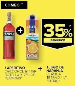 Carrefour Aperitivo c/alcohol bitter botella oferta