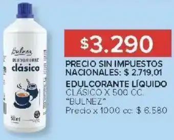 Carrefour Bulnez edulcorante líquido clásico oferta