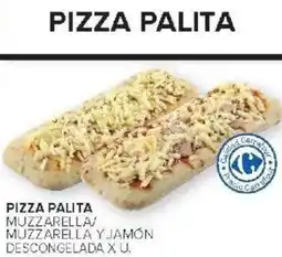 Carrefour Pizza palita muzzarella/ muzzarella y jamón descongelada oferta