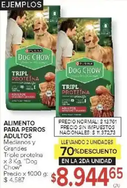 Carrefour Dog chow alimento para perros adultos oferta