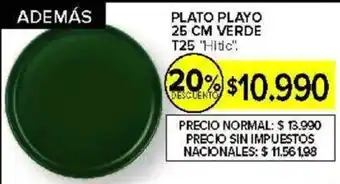 Carrefour Hitic plato playo oferta
