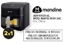 Carrefour Mandine airfryer oferta