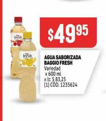 Makro Agua Saborizada Baggio Fresh oferta