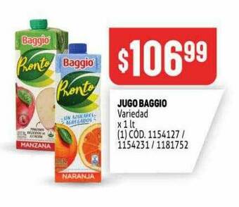 Makro Jugo Baggio oferta