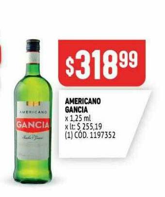 Makro Americano Gancia oferta