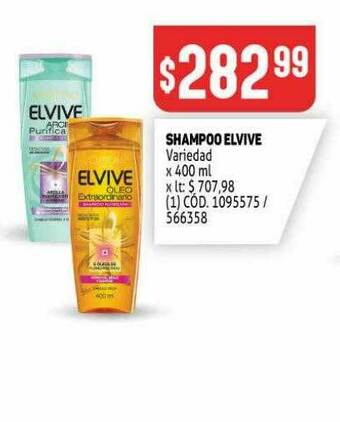 Makro Shampoo Elvive oferta