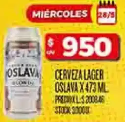 Supermercados DIA Oslava cerveza lager oferta