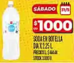 Supermercados DIA Dia soda en botella oferta