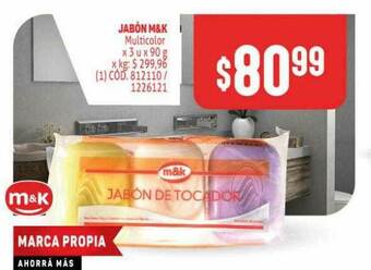 Makro Jabón M&k oferta