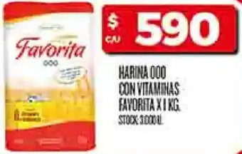 Supermercados DIA Favorita harina 000 con vitaminas oferta