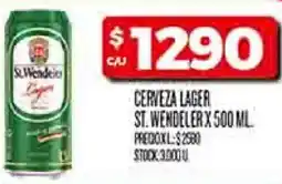 Supermercados DIA St. wendeler cerveza lager oferta
