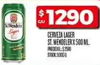 Supermercados DIA St. wendeler cerveza lager oferta