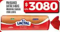 Supermercados DIA Lactal pan blanco oferta