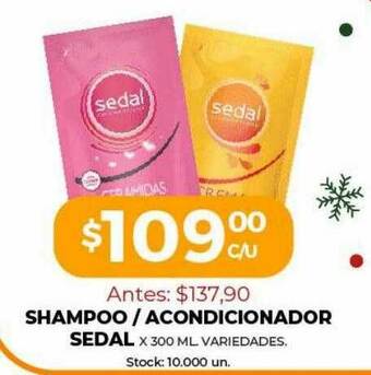 Super MAMI Shampoo Acondicionador Sedal oferta
