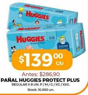 Super MAMI Pañal Huggies Protect Plus oferta