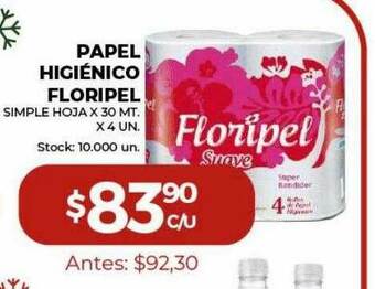 Super MAMI Papel Higiénico Floripel oferta