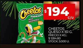 Supermercados DIA Cheetos Queso oferta
