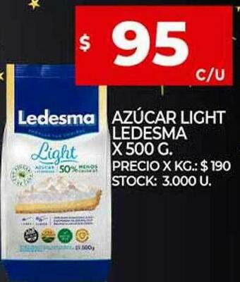 Supermercados DIA Azúcar Light Ledesma oferta