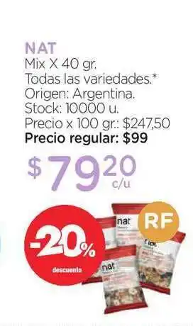 Farmacity Nat Mix x 40gr oferta